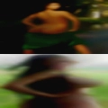 Horny woman over nude horny